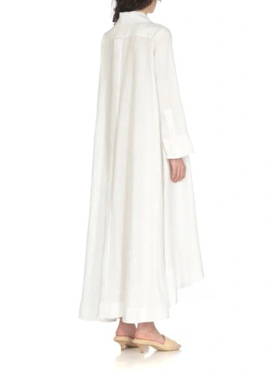 Shop Nu White Doublebreasted Dress