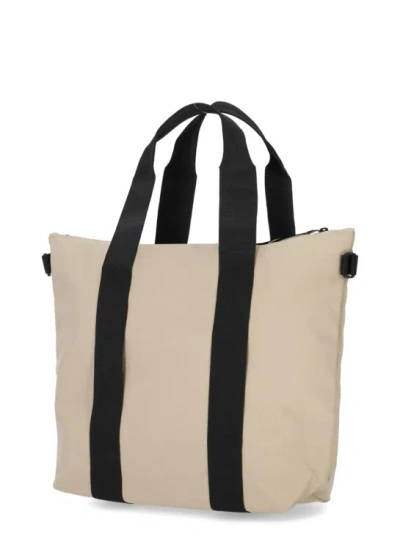 Shop Rains Tote Bag Mini W3 Bag In Neutrals