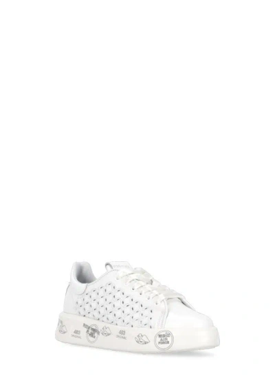 Shop Premiata Belle 6283 Sneakers In White