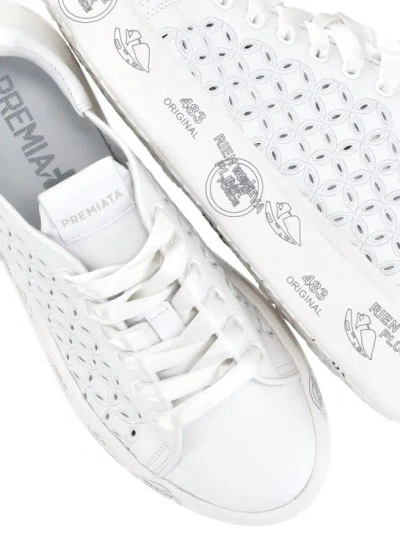 Shop Premiata Belle 6283 Sneakers In White