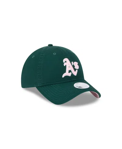 Shop New Era Women's Green Oakland Athletics 2024 Mother's Day 9twenty Adjustable Hat