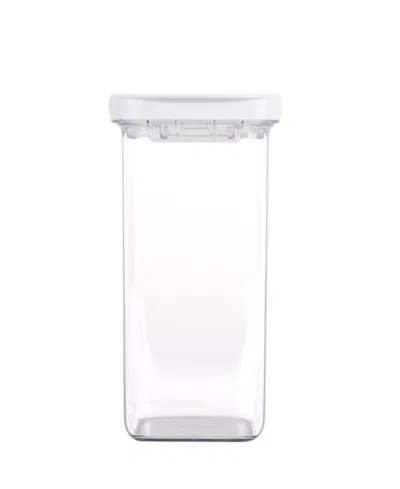 Shop Everyday Solutions Perfect Seal Quick Seal Tritan And San 2.8 Qt, 2.7 L Rect., 9" Tall Airtight, Leak-resistant, Stacka In Crystal Clear Containers