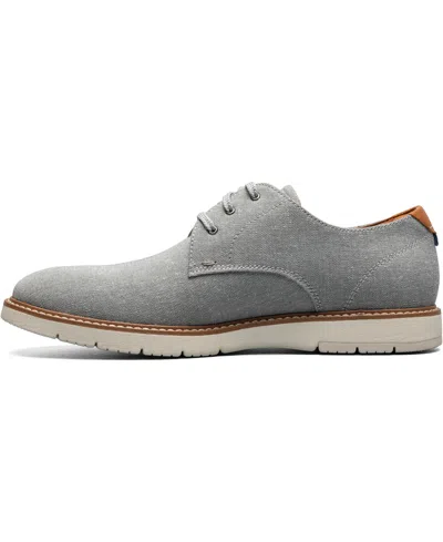 Shop Florsheim Men's Vibe Canvas Plain Toe Oxford Dress Shoe In Blue