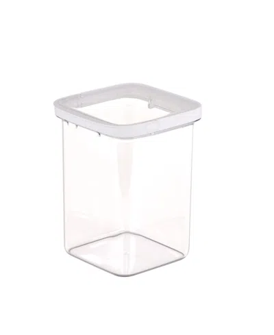 Shop Everyday Solutions Perfect Seal Quick Seal Tritan And San 4.5 Qt, 4.3 L Square, 9" Tall Airtight, Leak-resistant, Stack In Crystal Clear Containers