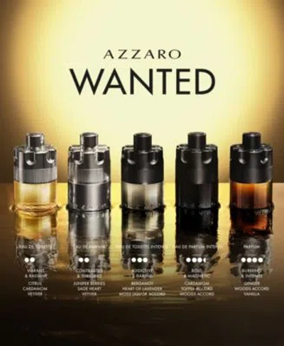 Azzaro Mens The Most Wanted Eau De Toilette Intense Fragrance Collection In No Color