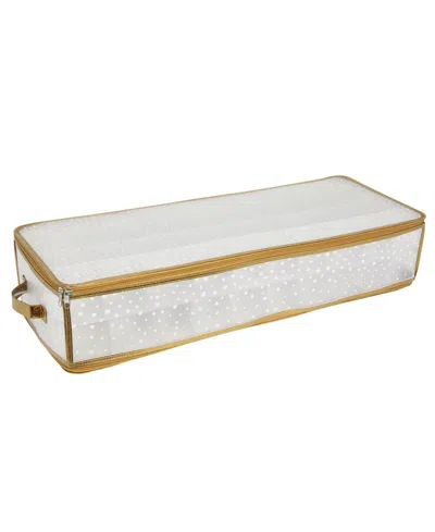 Simplify 80 Count Ornament Storage Organizer In Gold In Gold