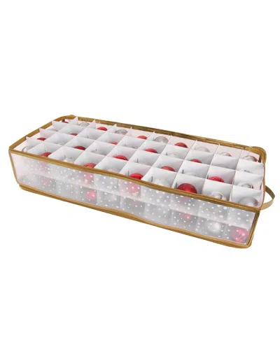 Shop Simplify 80 Count Ornament Storage Organizer In Gold