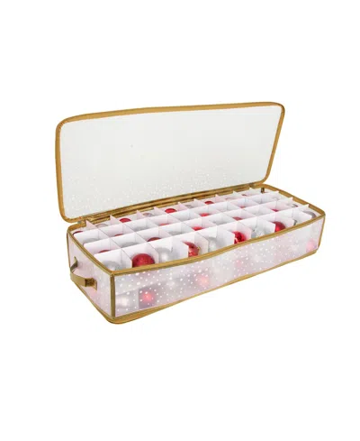 Simplify 80 Count Ornament Storage Organizer In Gold In Gold