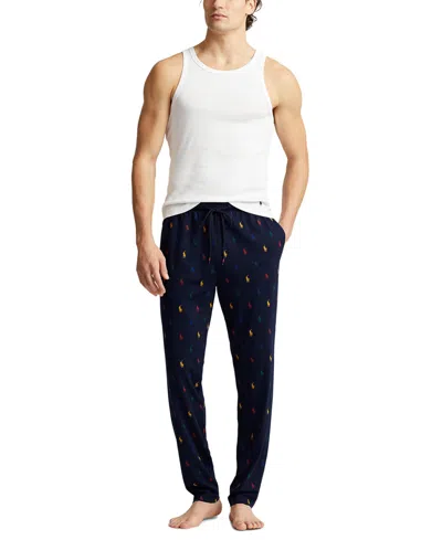 Shop Polo Ralph Lauren Men's Supreme Comfort Pajama Pants In Prim Aopp