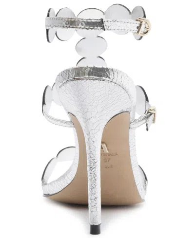 Shop Arezzo Women's Holly High Stiletto Sandals In Silver Multi