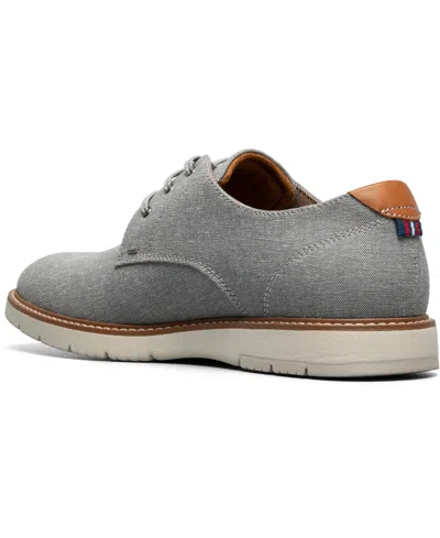Florsheim Men's Vibe Canvas Plain Toe Oxford Dress Shoe In Grey