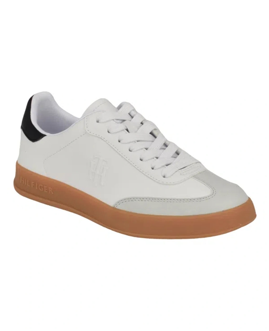 Tommy Hilfiger Low Top Sneaker In White,black | ModeSens 
