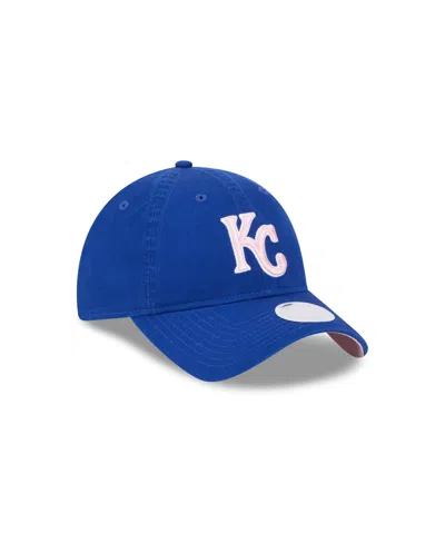 Shop New Era Women's Royal Kansas City Royals 2024 Mother's Day 9twenty Adjustable Hat