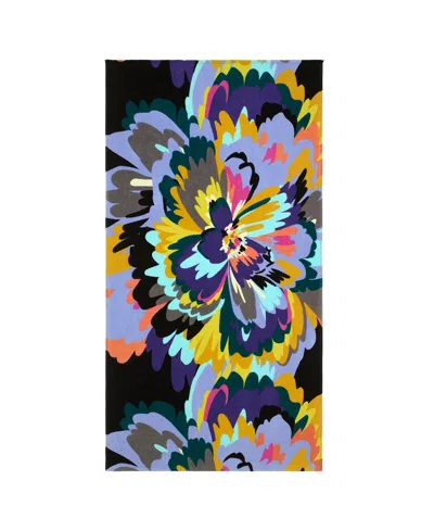 Shop Nicole Miller Bright Bloom Beach Towel, 36" X 68" In Multicolor