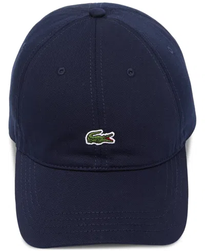 Shop Lacoste Men's Adjustable Logo Cap In Navy B