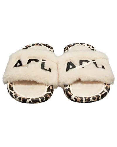 Shop Apl Athletic Propulsion Labs Athletic Propulsion Labs Shearling Slide In White