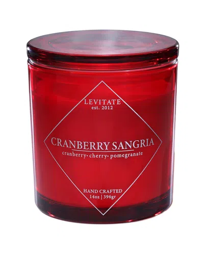 Shop Levitate Candles Timeless/cranberry Sangria 14oz Candle In Red