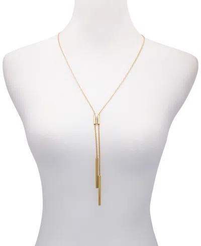 Shop Vince Camuto Gold-tone Long Y-necklace, 24"