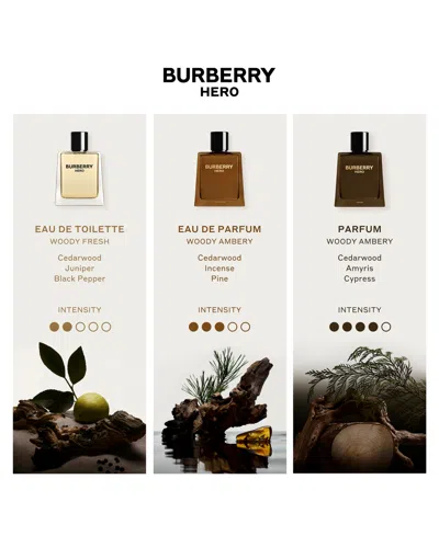 Shop Burberry Men's Hero Eau De Parfum Refill, 6.7 Oz. In No Color