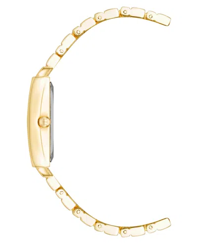 Shop Anne Klein Women's Quartz Gold-tone Alloy Bracelet Watch, 21mm In No Color