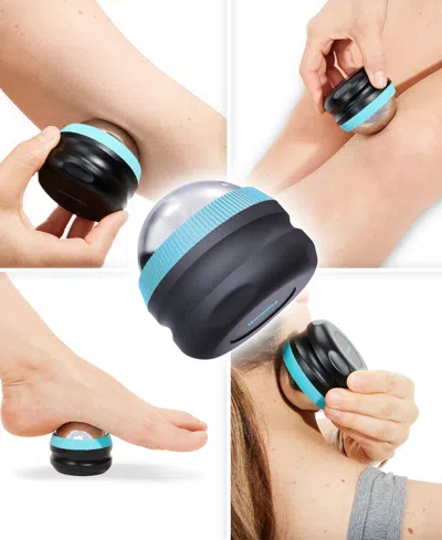 Shop Homedics Icyglide Massage Roller Ball In Black