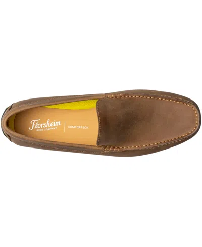 Florsheim Motor Moc Toe Venetian Driving Loafer In Cognac