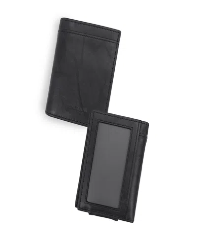 Kenneth Cole Reaction Men's Duo-fold Magnetic Wallet In Tan