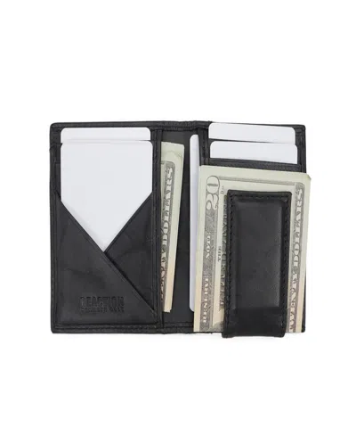 Kenneth Cole Reaction Men's Duo-fold Magnetic Wallet In Tan