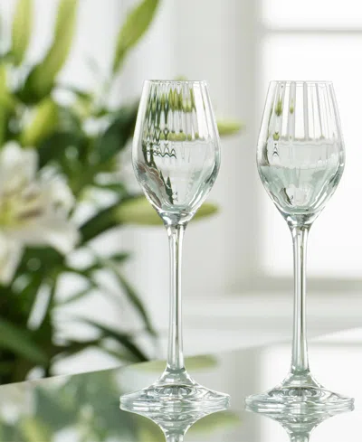 Belleek Pottery Galway Crystal Erne Sherry Glasses, Set Of 2 In No Color