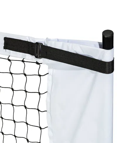 Franklin Sports Full Court Size Pickleball Net W/paddle Ball Set In White