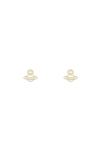 Shop Vivienne Westwood Orb Earrings In Gold
