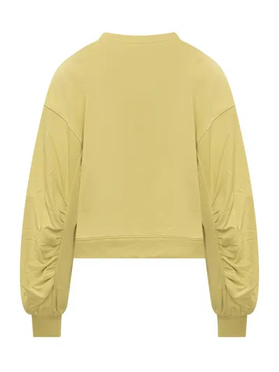 Shop Pinko Ceresole Sweatshirt In Yellow