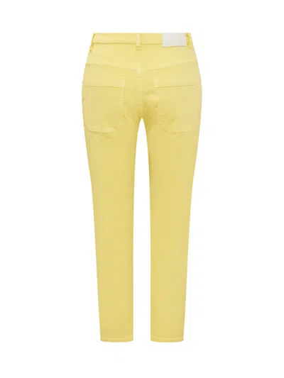 Shop Pinko Cloe Chino Jeans In Yellow
