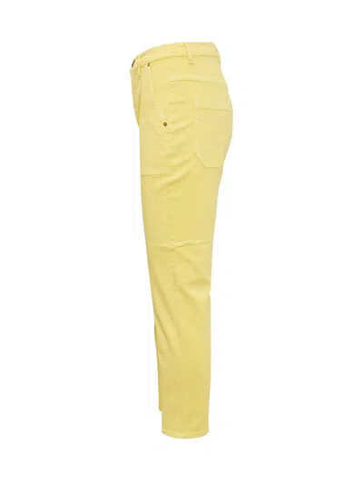 Shop Pinko Cloe Chino Jeans In Yellow