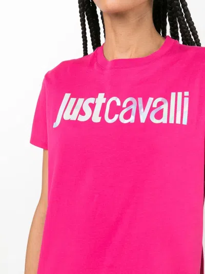 Shop Just Cavalli T-shirt In Pink