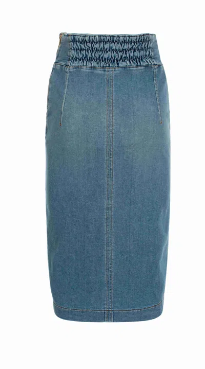 Shop Just Cavalli Skirt In Blue