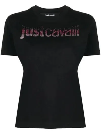 Shop Just Cavalli T-shirt In Black