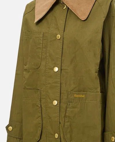 Shop Barbour Hutton Showerproof Jacket In Green