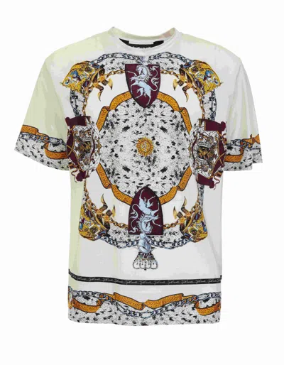 Shop Just Cavalli T-shirt In White