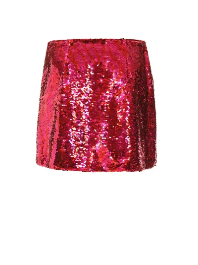 Shop Chiara Ferragni Skirt In Red