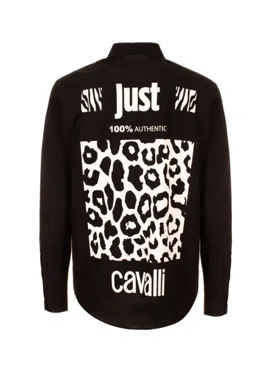 Shop Just Cavalli Shirt In Black