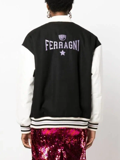 Shop Chiara Ferragni Outerwear In Black