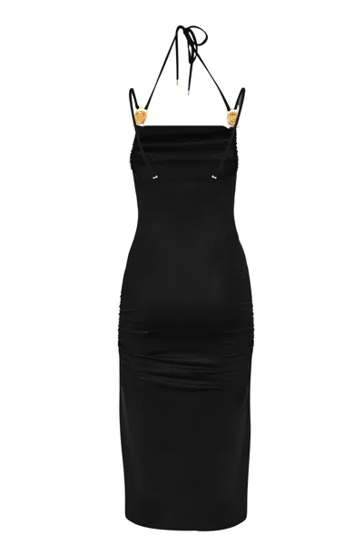 Shop Just Cavalli Fitted Pencil Dress. In Black