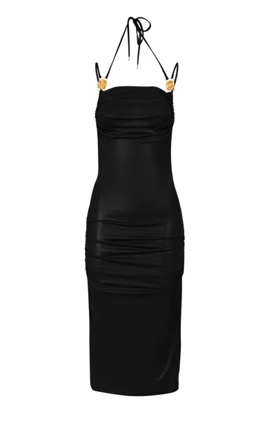 Shop Just Cavalli Fitted Pencil Dress. In Black