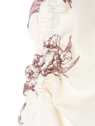 Ballantyne White Top With Prints In White