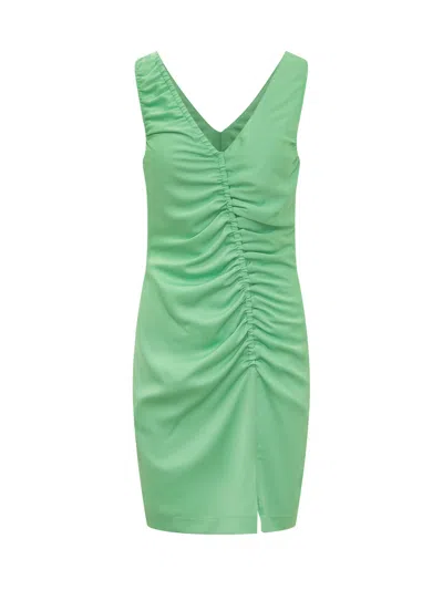 Shop Pinko Antenore Dress In Green