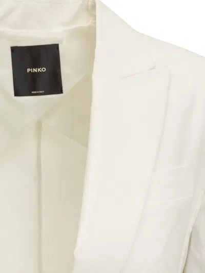 Shop Pinko Ghera Blazer In White
