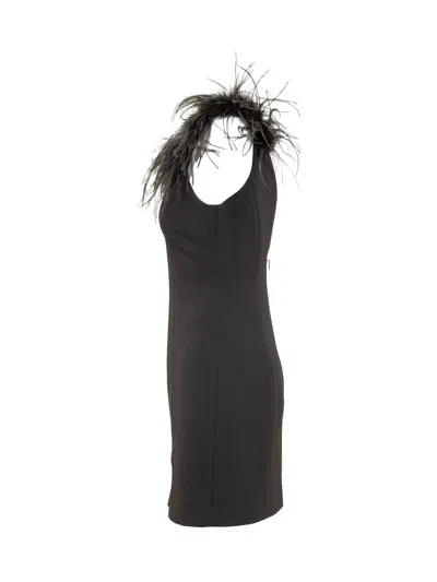 Shop Pinko Pica Crepe Dress In Black