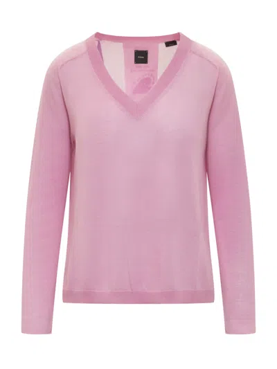 Shop Pinko Ononis Sweater In Pink