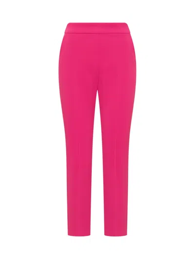 Shop Pinko Parano Trousers In Pink